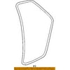 Genuine Chrysler 4717721AA Door Weatherstrip Genuine Chrysler 4717721AA Door Weatherstrip